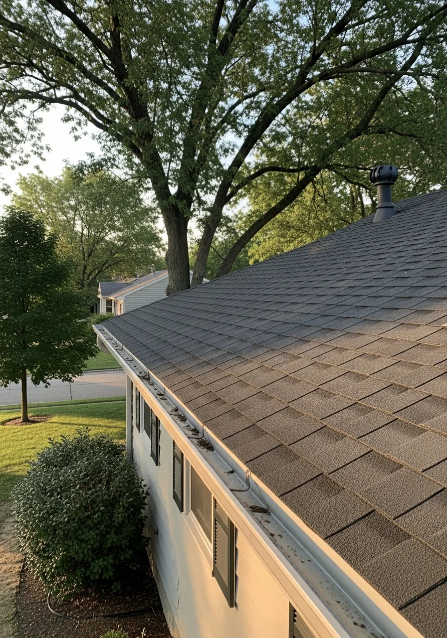 Detailed view of completed exterior work on an Olathe property demonstrating quality craftsmanship.